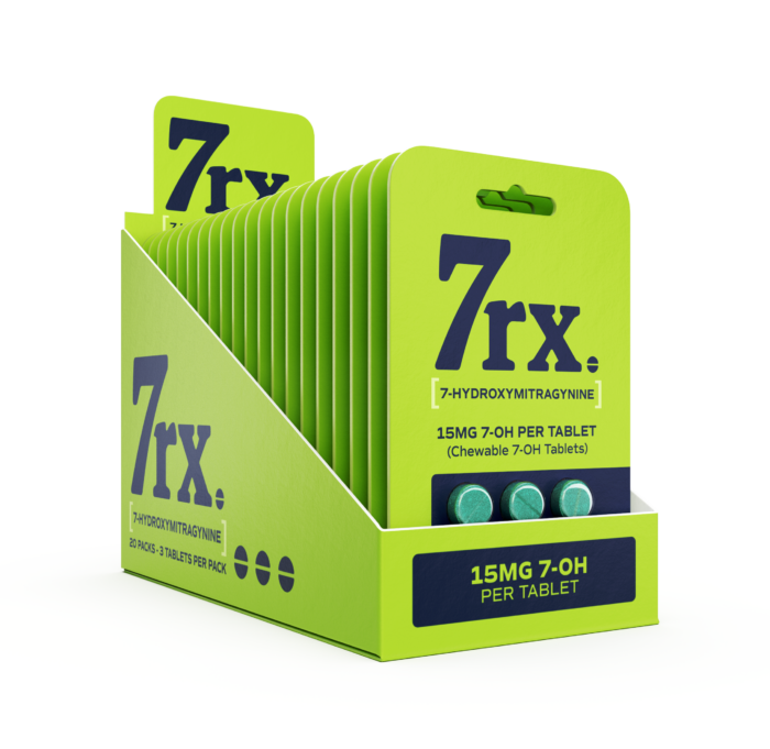 7RX 7 OH Kratom Tablet 3 Count Wholesale Cheap Deals