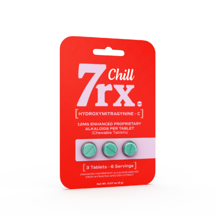 7rx Chill 7-OH Hydroxymitragynine-C Kratom Tablets