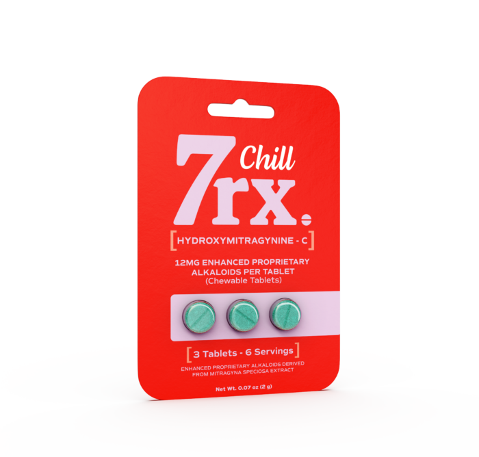 7rx Chill 7-OH Hydroxymitragynine-C Kratom Tablets