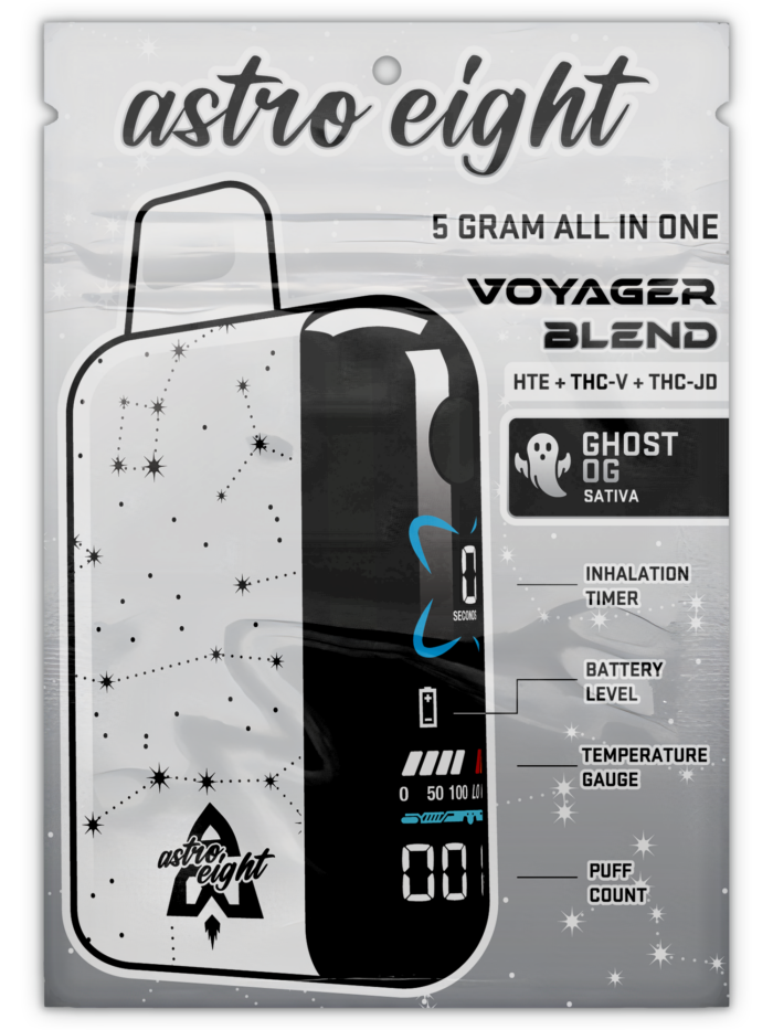 Buy ASTRO EIGHT VOYAGER BLEND Disposable 5 Gram GHOST OG