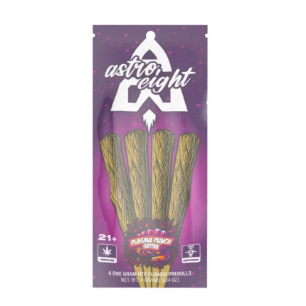 Buy Astro Eight HTE Pre Rolls 4PK Plasma Punch 1G