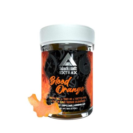 Buy BlackCraft Extrax THC-P Live Resin Gummies | 4000MG | 20CT Blood Orange