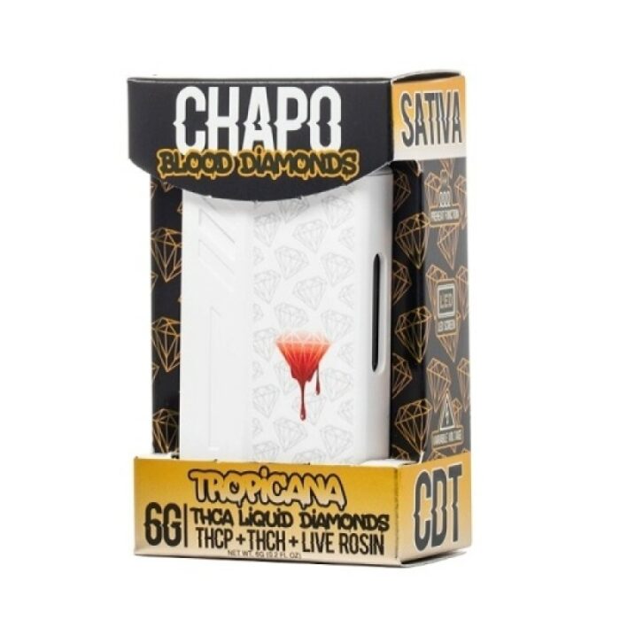 Buy Chapo Blood Diamonds THC-A Disposable | 6G | 6000MG Tropicana at Cheap Wholesale Prices.