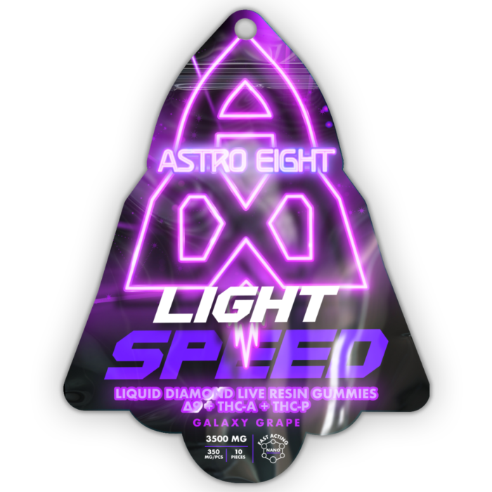 Buy astro 8 light speed gummies 3500mg galaxy grape