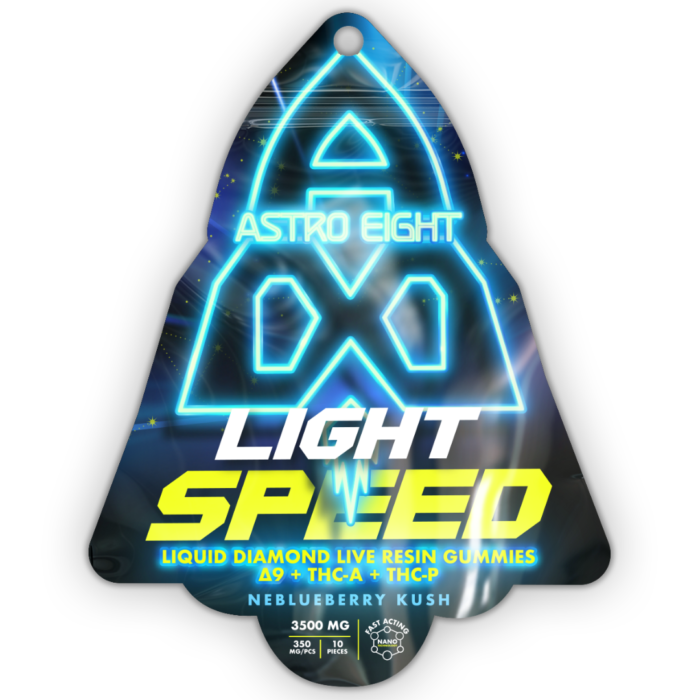 Buy astro 8 light speed gummies 3500mg neblueberry kush