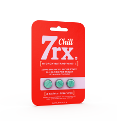 7rx Chill 7-OH Hydroxymitragynine-C Kratom Tablets